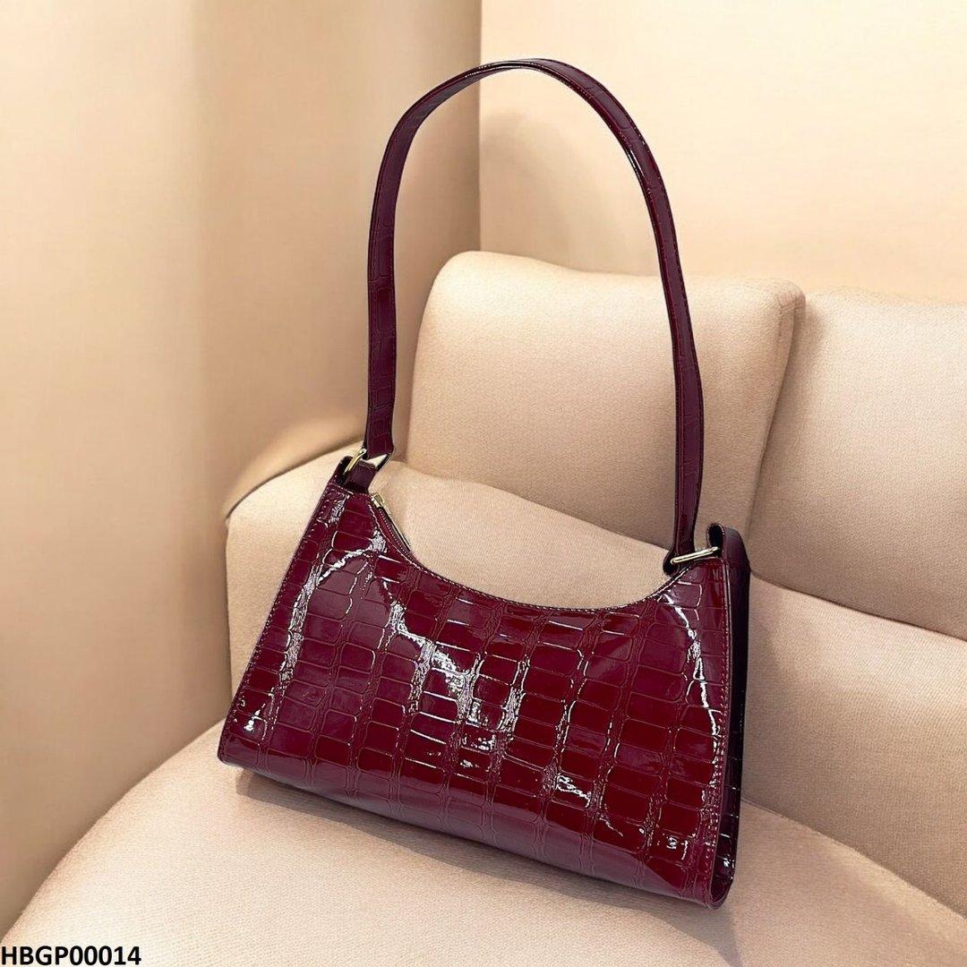 HBGP00014 Crocodile Pattern Armpit Hand Bag - HBGP